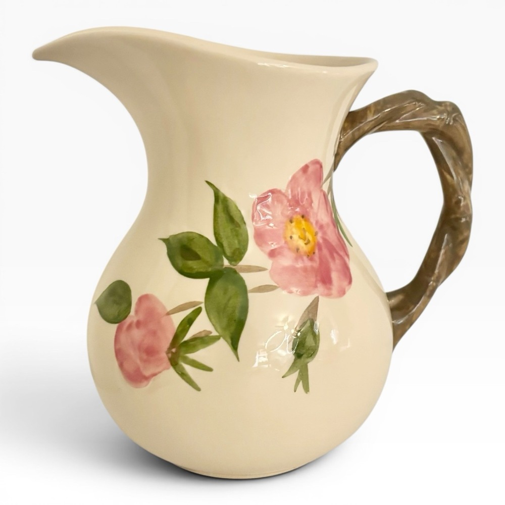 Desert Rose Creamer or Small Milk Pitcher By Franciscan Earthenware Serveware